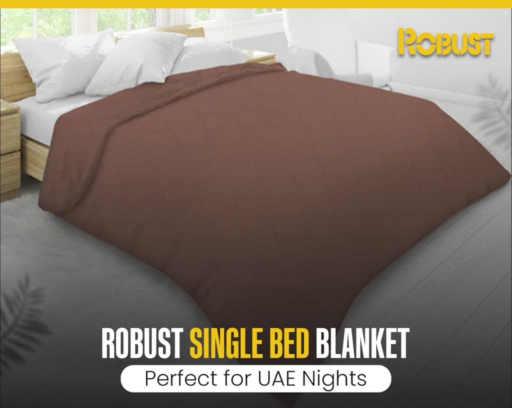 Robust Single Bed Blanket, Perfect for UAE Nights
