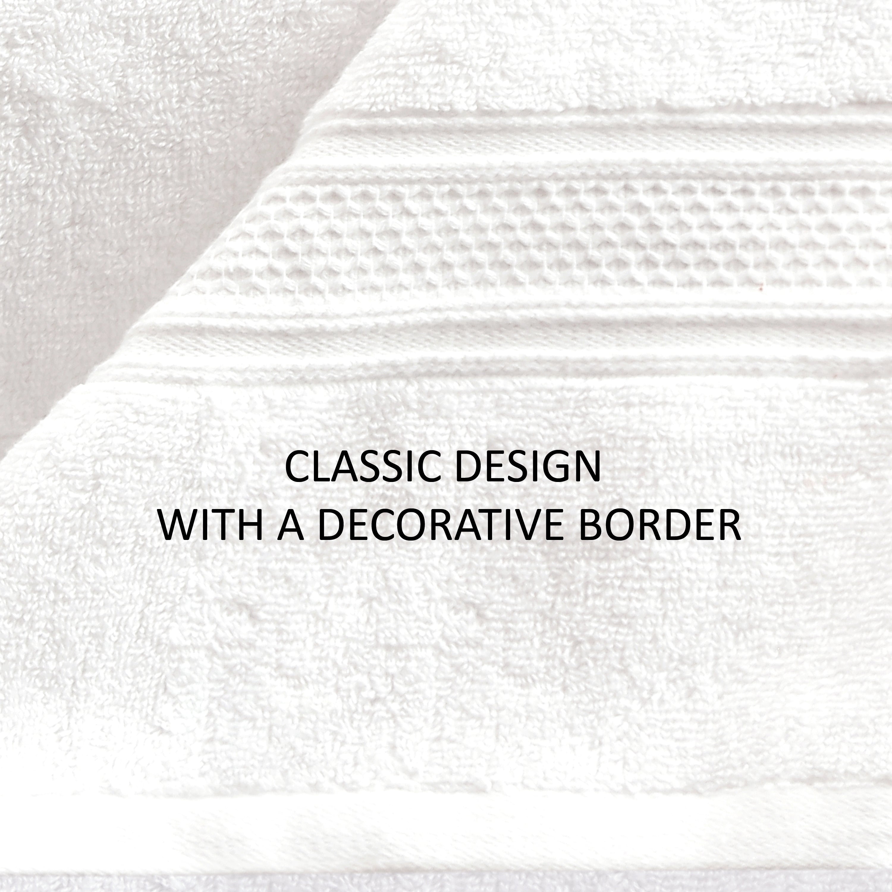 Bath Towels Set, 600 GSM & 100% Cotton, High Quality, Quick Drying, Highly Absorbent Thick and Soft Towels