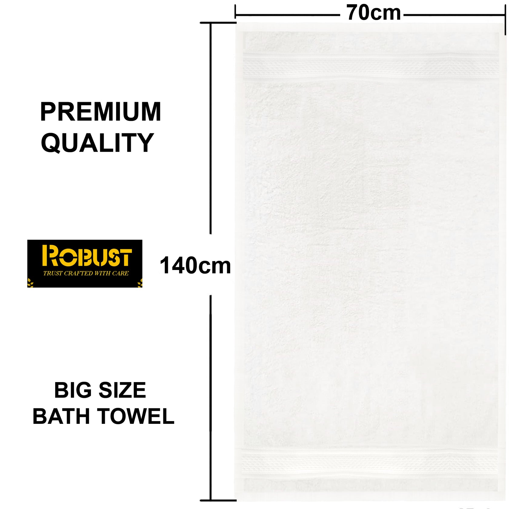 Bath towels Bath Towel Set 600 GSM Towels Robust