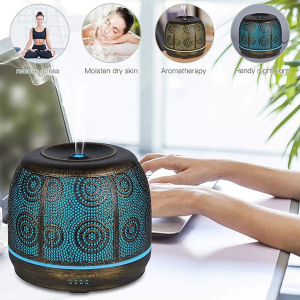 Aroma Oil Diffuser With Metal Brass Body | Robust